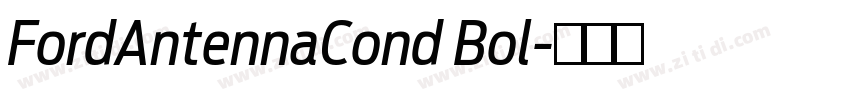 FordAntennaCond Bol字体转换